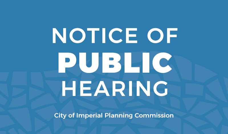 Notice of Public Hearing - 061224