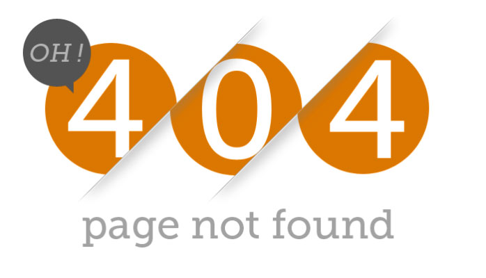 404 Error message