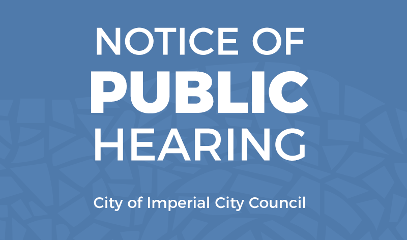 Notice of Public Hearing - 090623